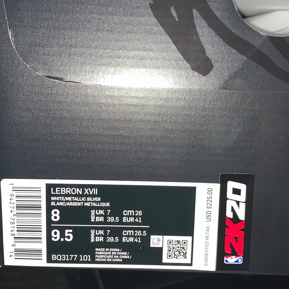 New Size 8 Lebron 2k